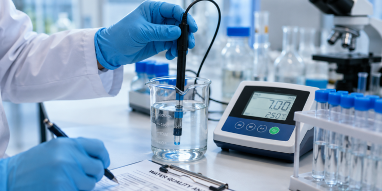 Ghanaian international student at Wright State works to develop a sensor for detecting heavy metals in water
